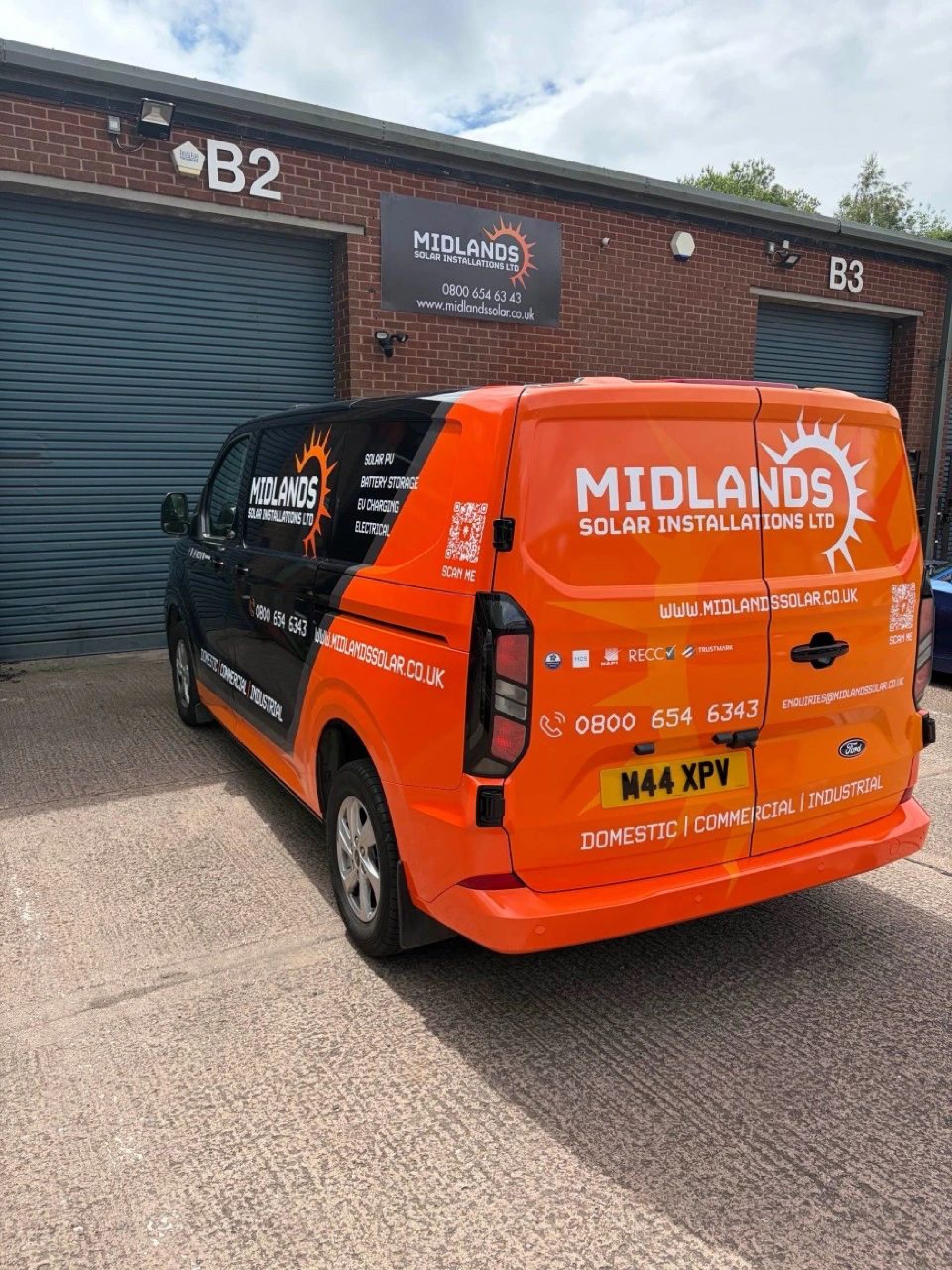 Midlands Solar branding project